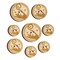 Mage Wizard Magic Spell Wood Buttons for Sewing Knitting Crochet DIY Craft